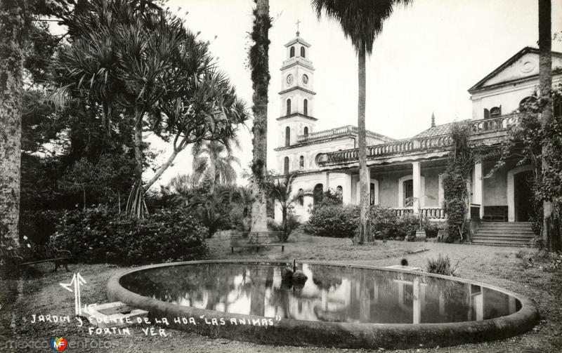 Jardín y fuente de la Hacienda de las Ánimas