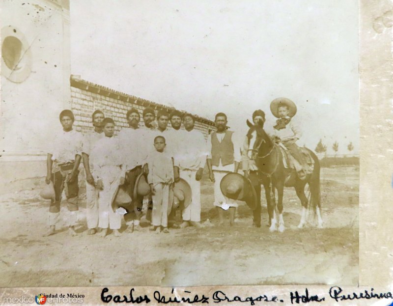 Tipos Mexicanos de La Hacienda La Purisima.