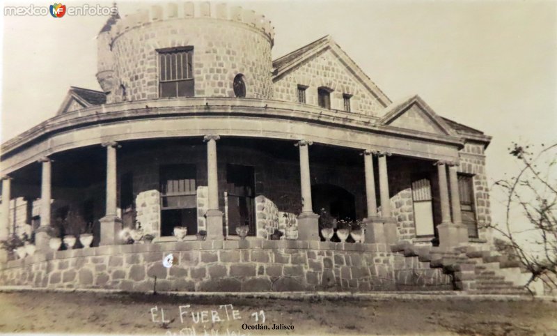 La Hacienda de El Fuerte Ocotlán, Jalisco ( Circulada el 22 de Septiembre de 1924 ).