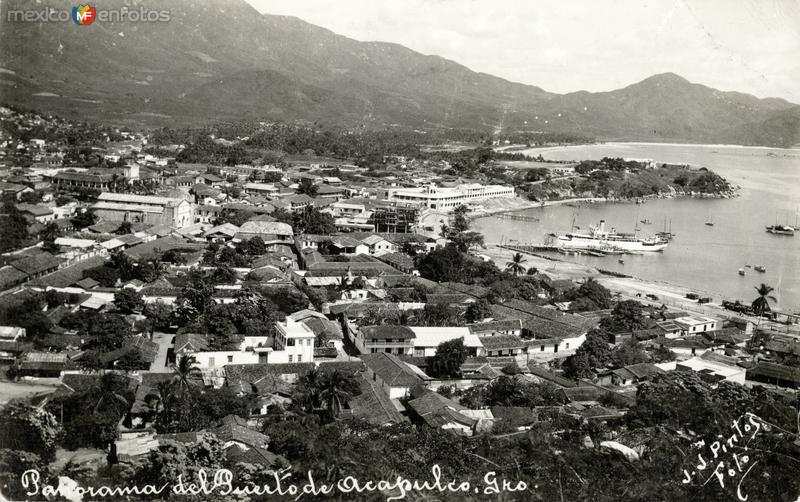 Panorama del puerto de Acapulco