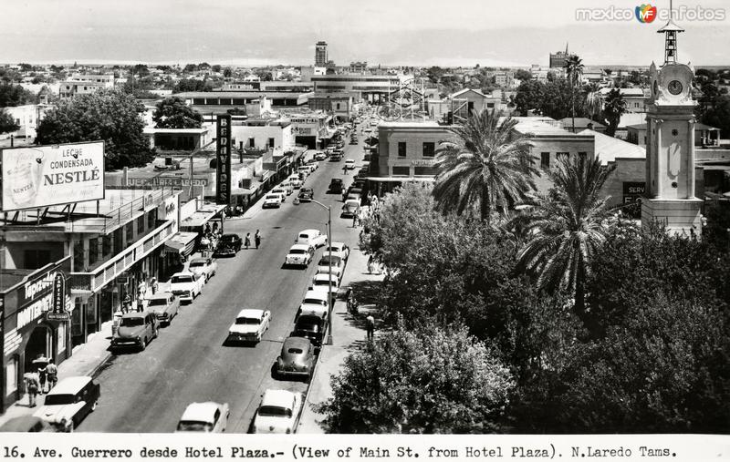 Avenida Guerrero, desde el Hotel Plaza