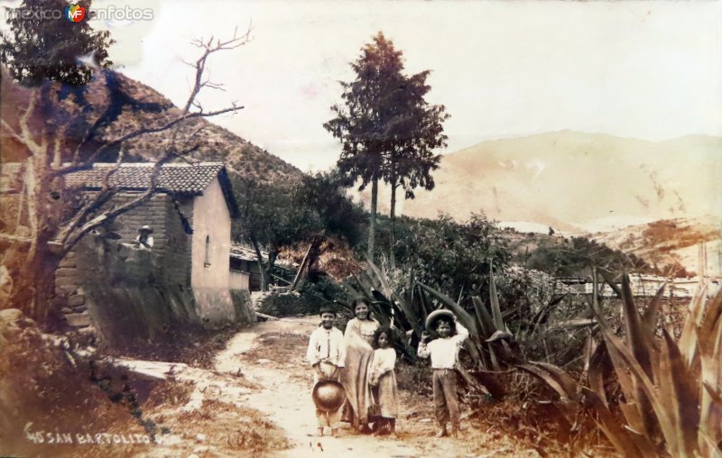 San Bartolito Por El Fotógrafo Hugo Brehme Circulada El 2 De Septiembre De 1922 Ciudad De 