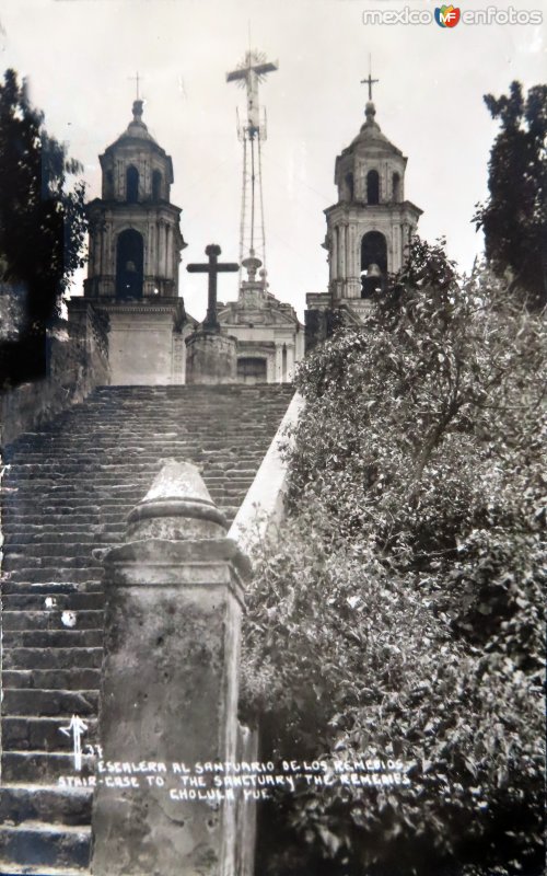 Escaleraal Santuario de Los Remedios