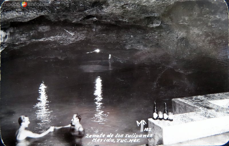 Cenote los Tulipanes ( Circulada el 11 de Junio de 1966 ).