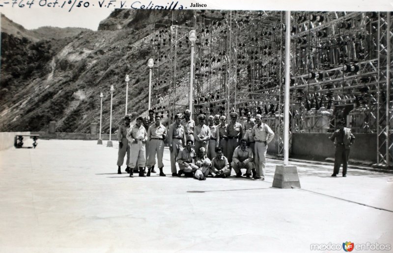 Planta de luz Electrica Colimilla. ( Fechada el 1 de Octubre de 1950 ).