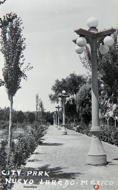 El parque de la ciudad.