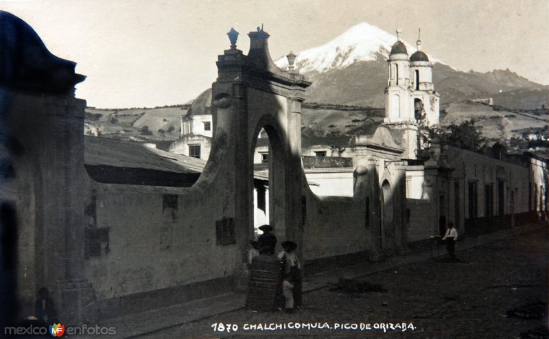 El Pico de Orizaba por el fotografo Hugo Brehme.