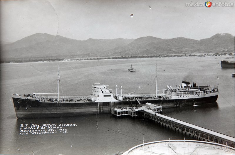 Muelle de Pemex, ( Circulada el 21 de Septiembre de 1962 ).