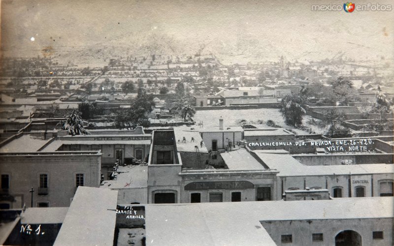 Nevada acaecida el dia 26 de Enero de 1920 vista norte.