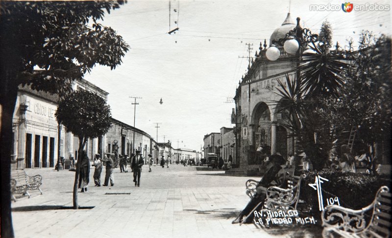 Avenida Hidalgo.