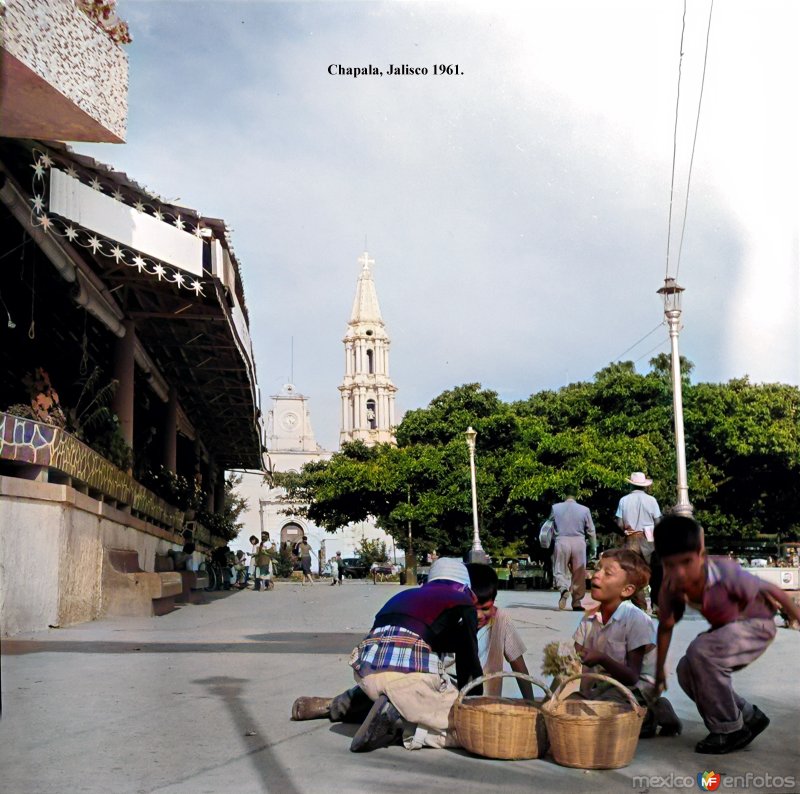 Escena callejera Chapala, Jalisco 1961..