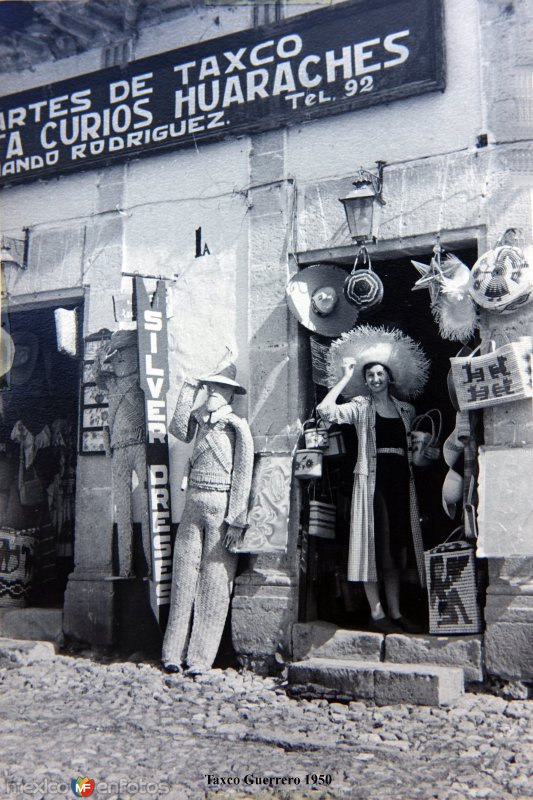 Tienda de huaraches 1950