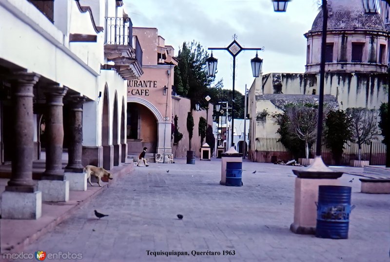 El centro de Tequisquiapan, Querétaro 1963.