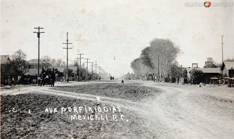 Avenida Porfirio Diaz.