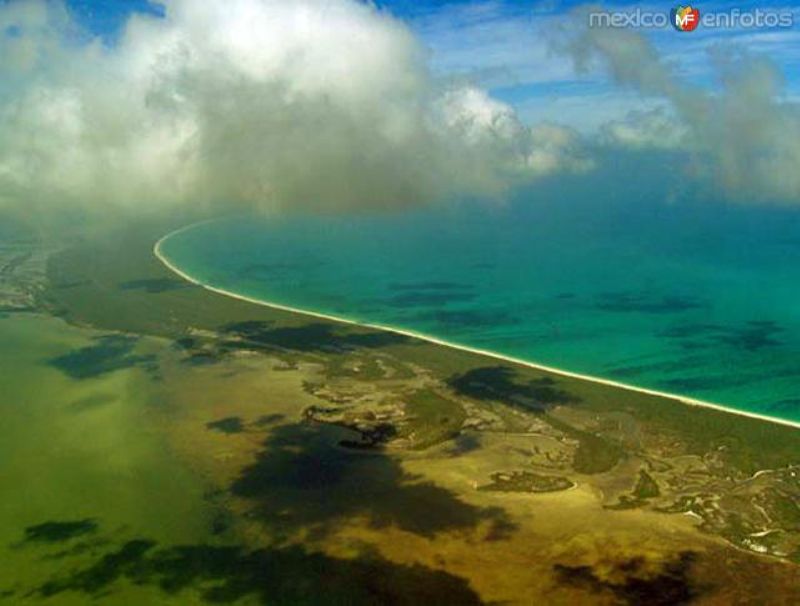 Fotos de Holbox, Quintana Roo: Vista aérea de la Isla de Holbox