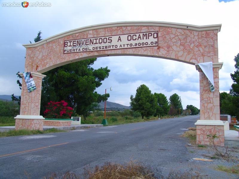 Fotos de Ocampo, Coahuila: Entrada a Ocampo