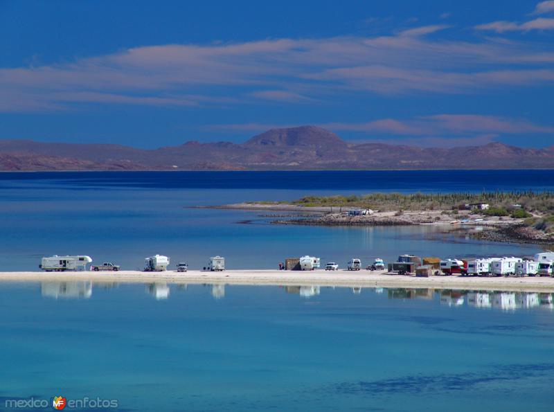 Fotos de Bahía Concepción, Baja California Sur: Campamento