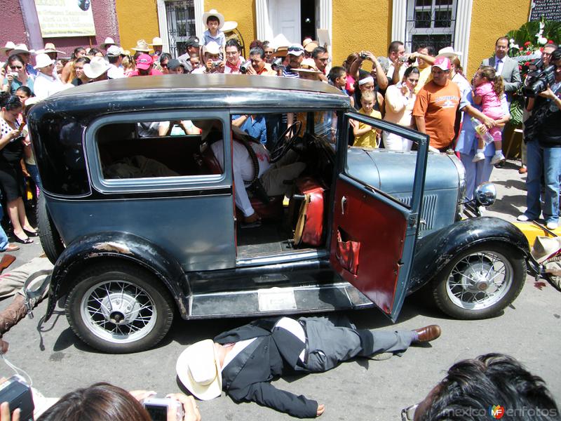 Fotos de Hidalgo Del Parral, Chihuahua: Simulacro del Asesinado de Villa