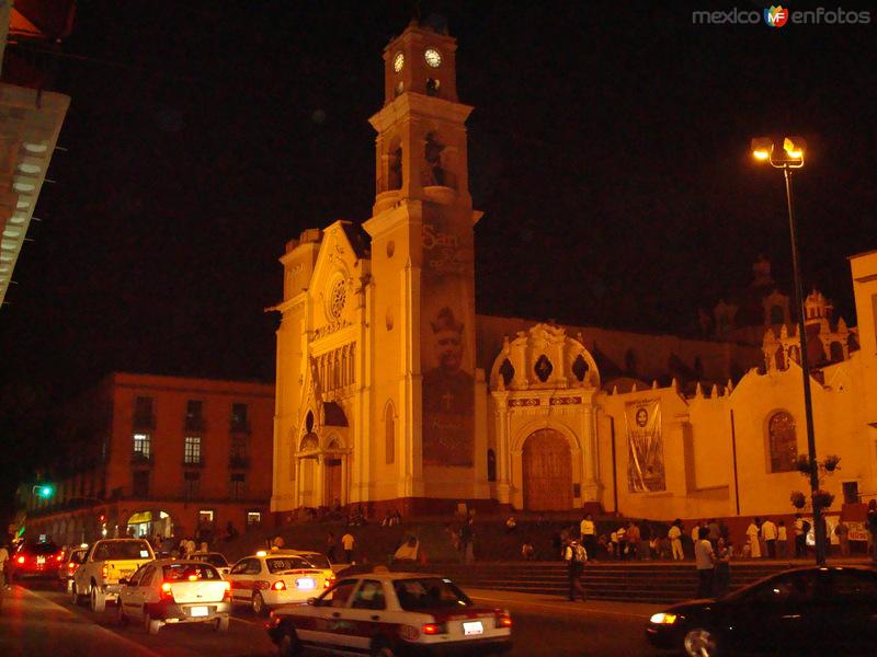 Fotos de Xalapa, Veracruz: Catedral de Xalapa nocturna