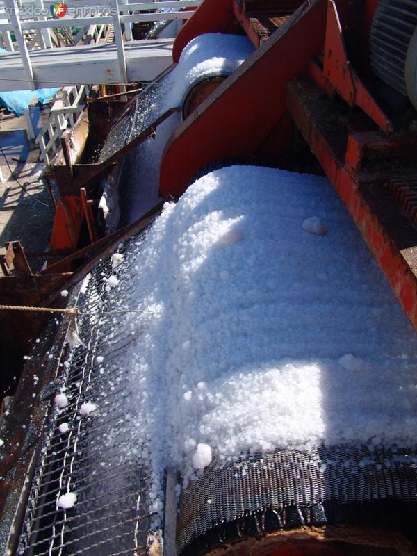 Fotos de Guerrero Negro, Baja California Sur: Salinas: Lavado y procesamiento de sal