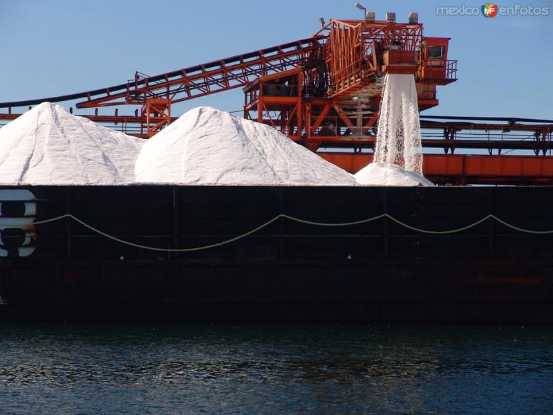 Fotos de Guerrero Negro, Baja California Sur: Salinas: Lavado y procesamiento de sal