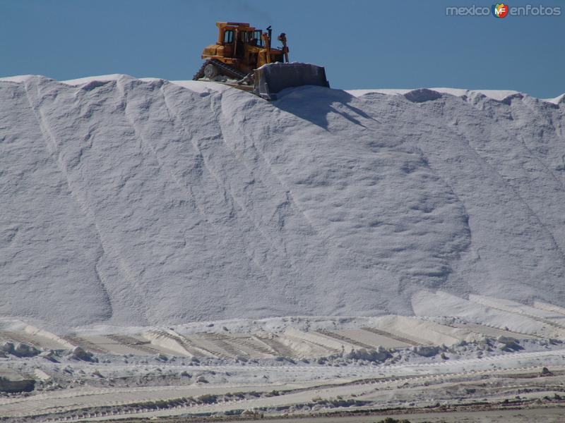 Fotos de Guerrero Negro, Baja California Sur: Salinas: Lavado y procesamiento de sal