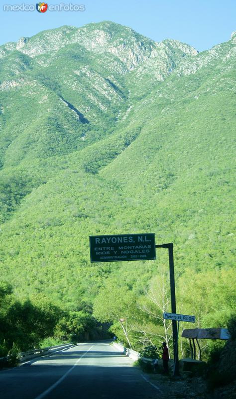 Fotos de Sierra Madre Oriental, Nuevo León: CAMINO MONTEMORELOS A RAYONES