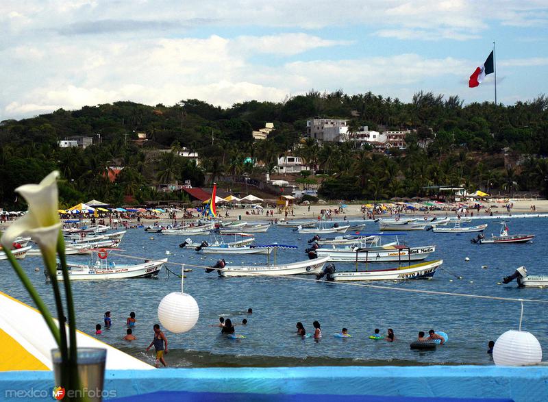 Fotos de Puerto Escondido, Oaxaca: playa