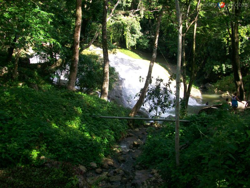 Fotos de Macuspana, Tabasco: cascada de agua blanca