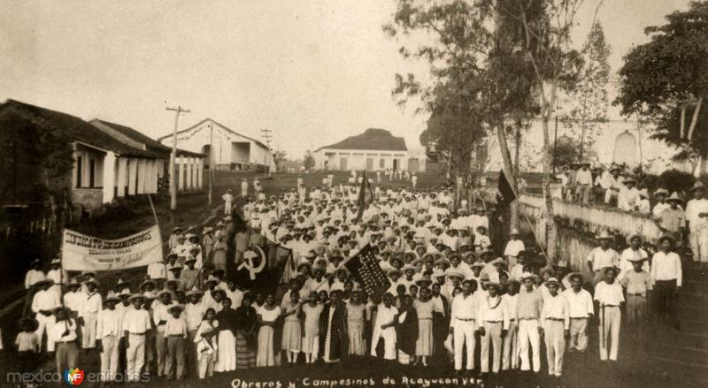 Fotos de Acayucan, Veracruz: comunistas de Acayucan, 1930