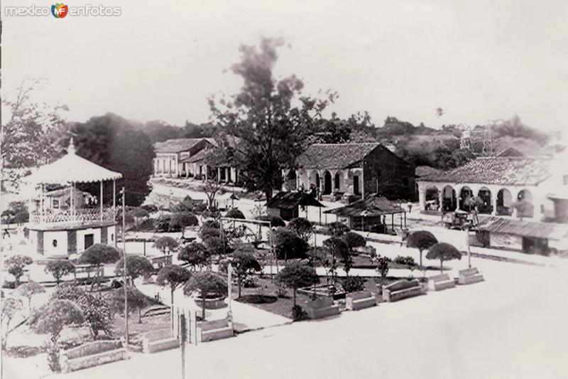 Fotos de Acayucan, Veracruz: Los 50´s. Vista panorámica del Parque 