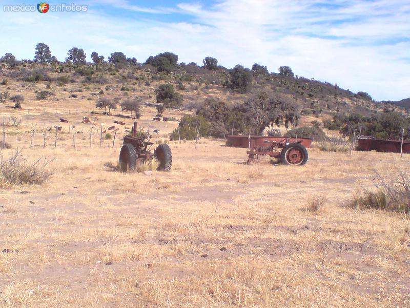 Fotos de Ramos Arizpe, Coahuila: tractores viejos en lasierra de parreños.