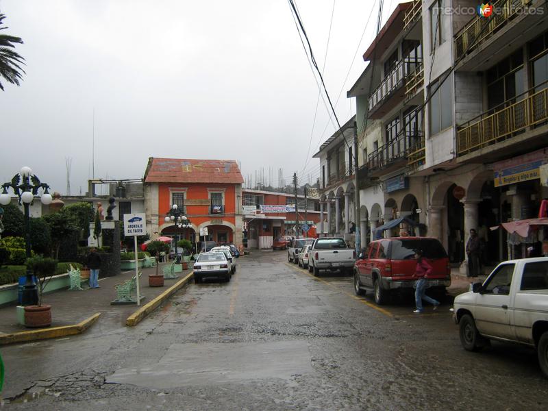 Fotos de Zacualtipán, Hidalgo: calle en el centro de la ciudad