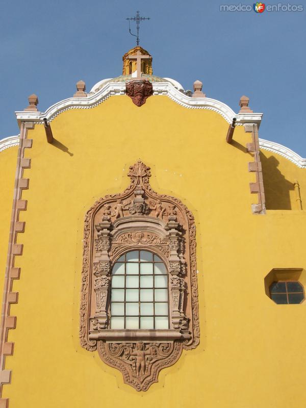 Fotos de San Luis Potosi, San Luis Potosi: Ventanal de la capilla de Aransazú