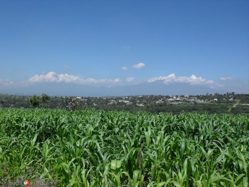 Fotos de Metepec, Tlaxcala: sembradío y volcanes