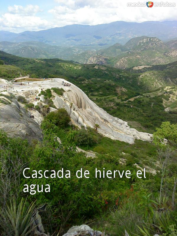 Fotos de San Lorenzo Albarradas, Oaxaca: Cascadas de hierve el agua