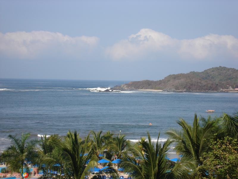 Fotos de Ixtapa Zihuatanejo, Guerrero: Oceano Pacífico desde el Hotel Gran Melia Azul Ixtapa.