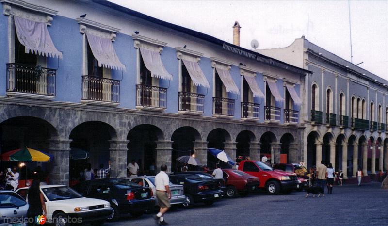 Fotos de Mineral Del Monte, Hidalgo: Portales en el centro de Mineral del Monte, Hidalgo