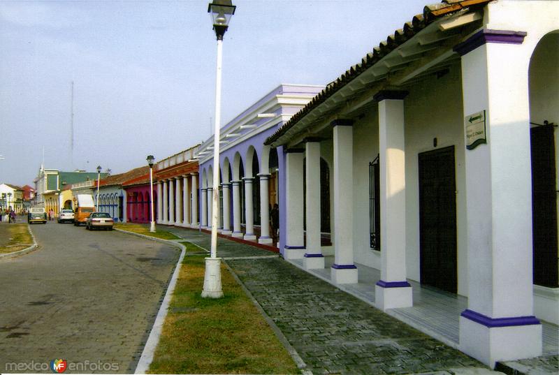 Fotos de Tlacotalpan, Veracruz: Típicos portales de la ciudad patrimonio de la humanidad UNESCO. Tlacotalpan, Veracruz