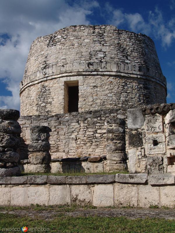 Fotos de Mayapán, Yucatán: El Templo Redondo