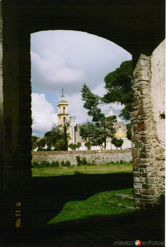 Fotos de Santa María Atlihuetzía, Tlaxcala: Templo de Santa María. Atlihuetzía, Tlaxcala. 2006