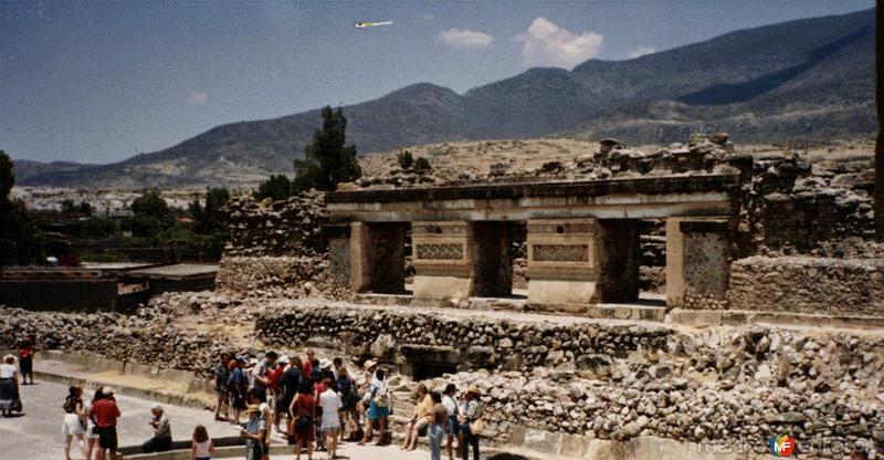 Fotos de Mitla, Oaxaca: Zona arqueológica de San Pablo Villa de Mitla. 1996