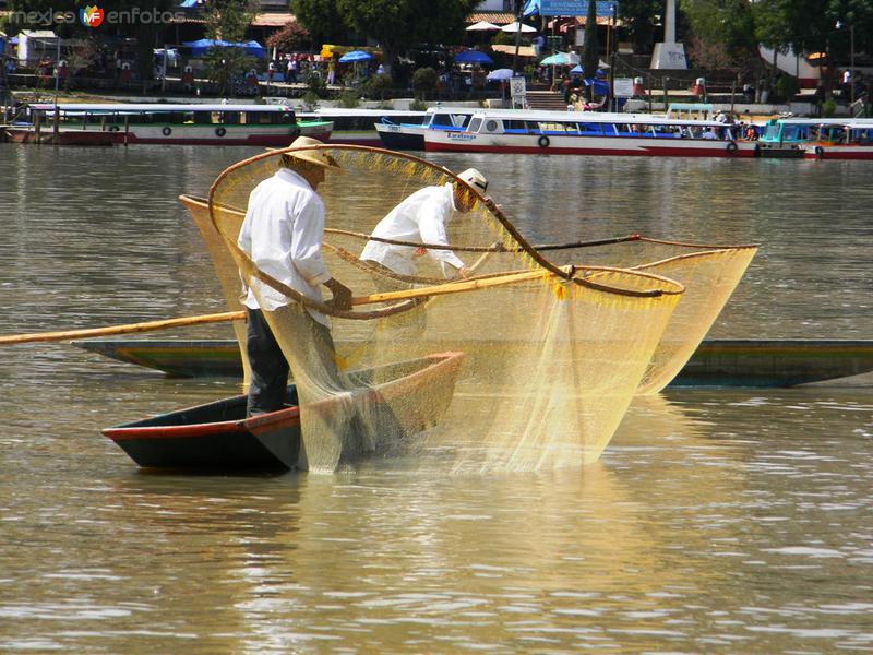 Fotos de Janitzio, Michoacán: La pesca del charal en Janitzio