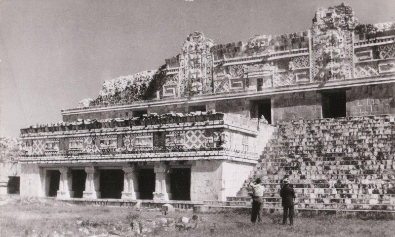 Fotos de Uxmal, Yucatán: Sección noroeste del Templo de las Monjas