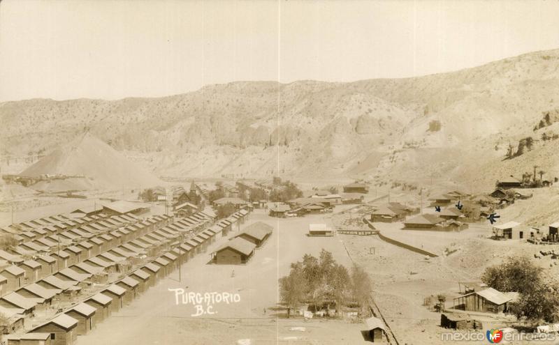 Fotos de Santa Rosalía, Baja California Sur: Vista general de las antiguas minas de El Purgatorio