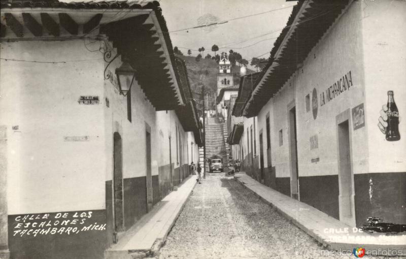 Fotos de Tacámbaro, Michoacán: Calle de Los Escalones