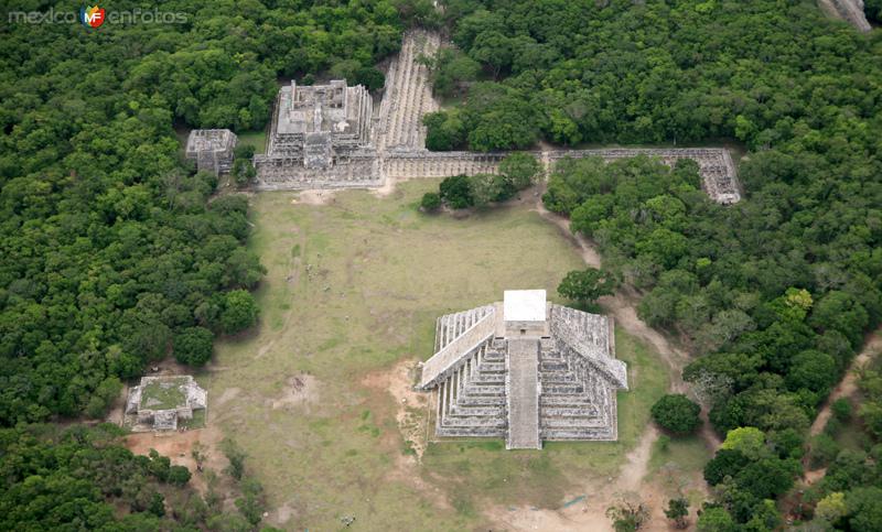 Fotos de Chichén Itzá, Yucatán: Panorámica de Chichén Itzá