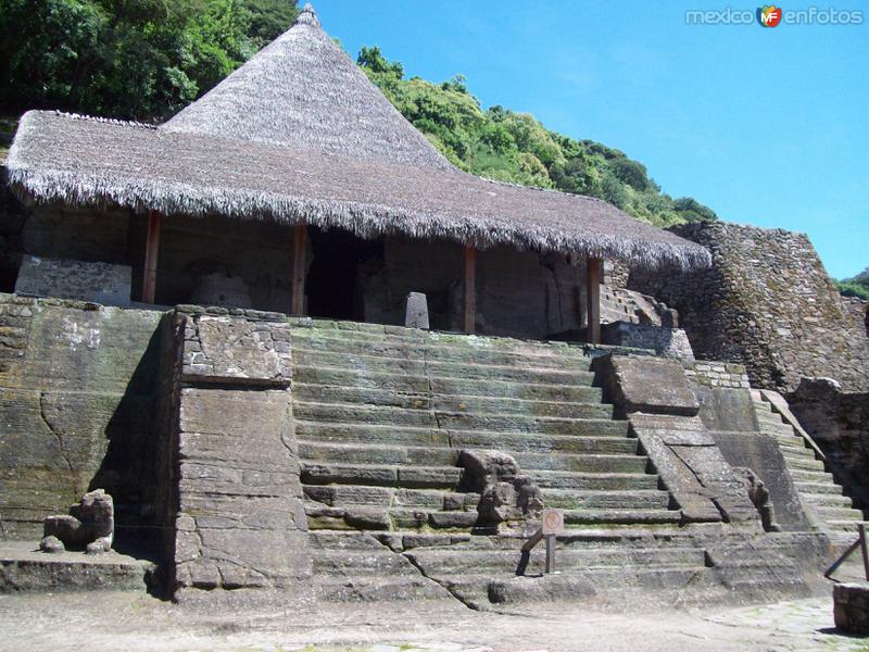 Fotos de Malinalco, México: Templo de los guerreros, zona arqueologica