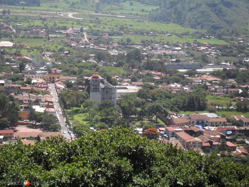 Fotos de Malinalco, México: Panoramica de Malinalco desde la zona arqueologica