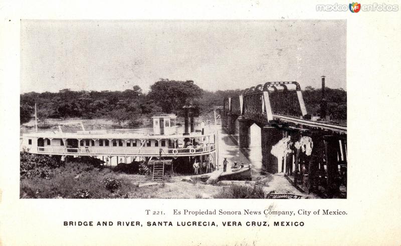 Fotos de Jesús Carranza, Veracruz: Puente y Río de Santa Lucrecia (Jesús Carranza)